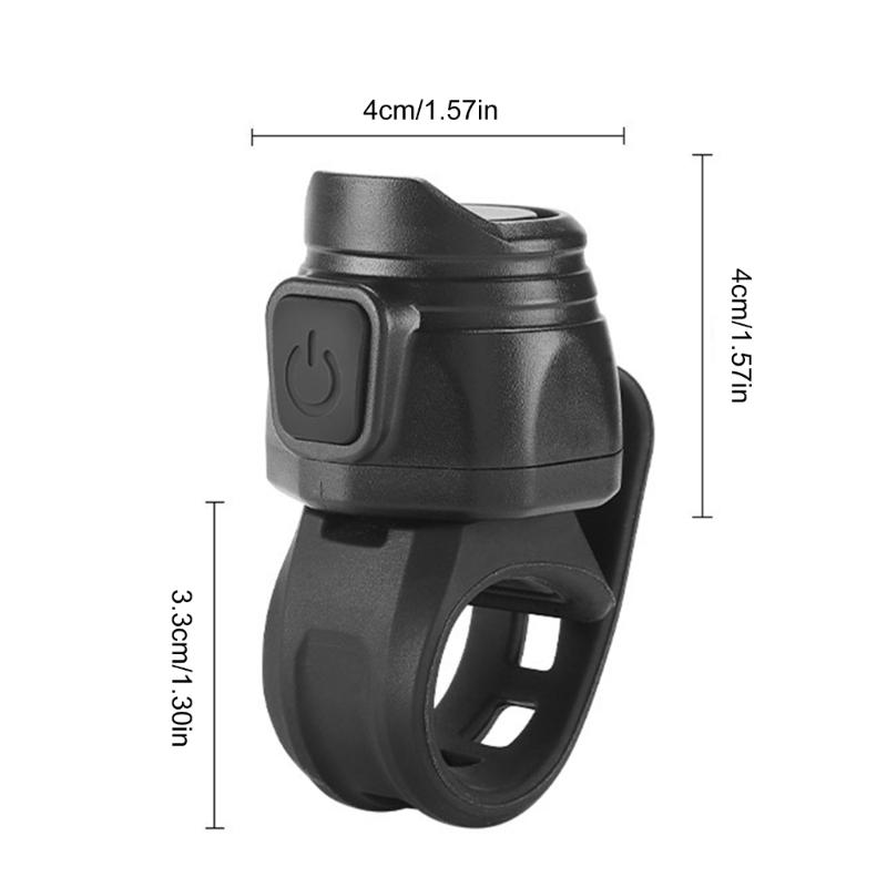 USB dobíjecí elektrický klakson na MTB kolo 80dB Elektronické zvonky na jízdní kolo 6 zvukových režimů Zvonky na kolo pro děti i dospělé