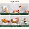 Creative Soap Holder With Adhesive For Easy Installation Kitchen Sink Mount With Drain Soap Holder Easy Cleaning