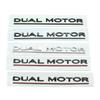 3D Logo DUAL MOTOR Underlined Letters Emblem For Tesla Model Y 3 X S Car Trunk Badge Sticker Dual Motor Sticker Accessories