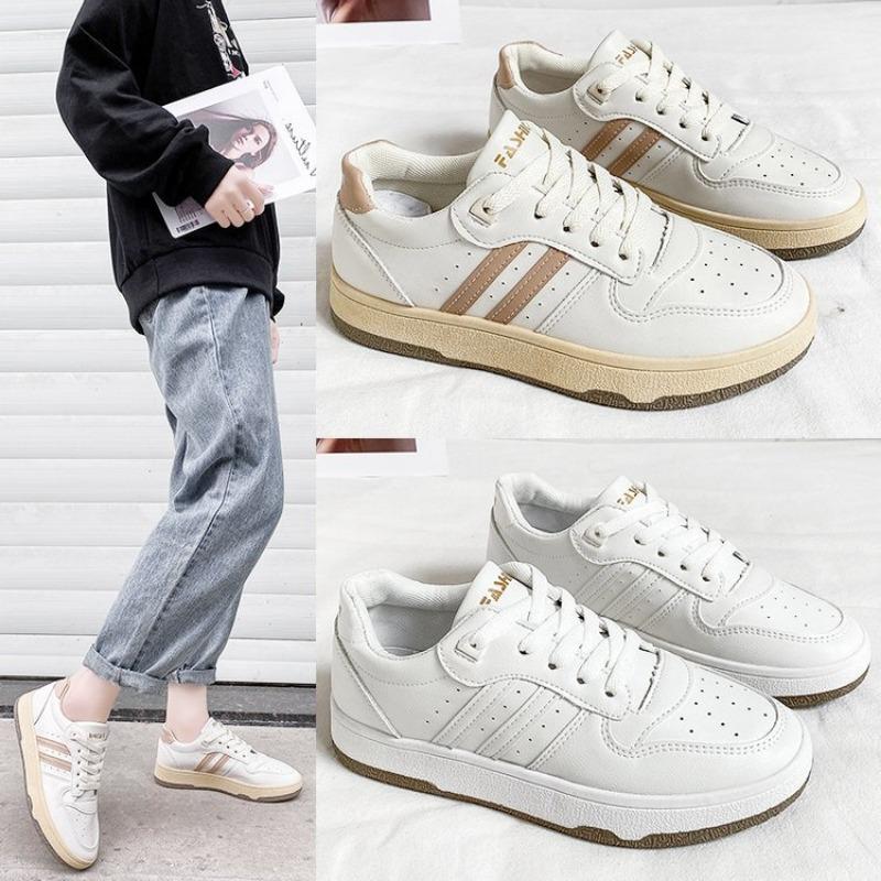 Women Sneakers Autumn New Casual Walking Shoes Woman Flat Lace Up High Quality Sneakers Fashion Flat-bottomed Casual Shoes