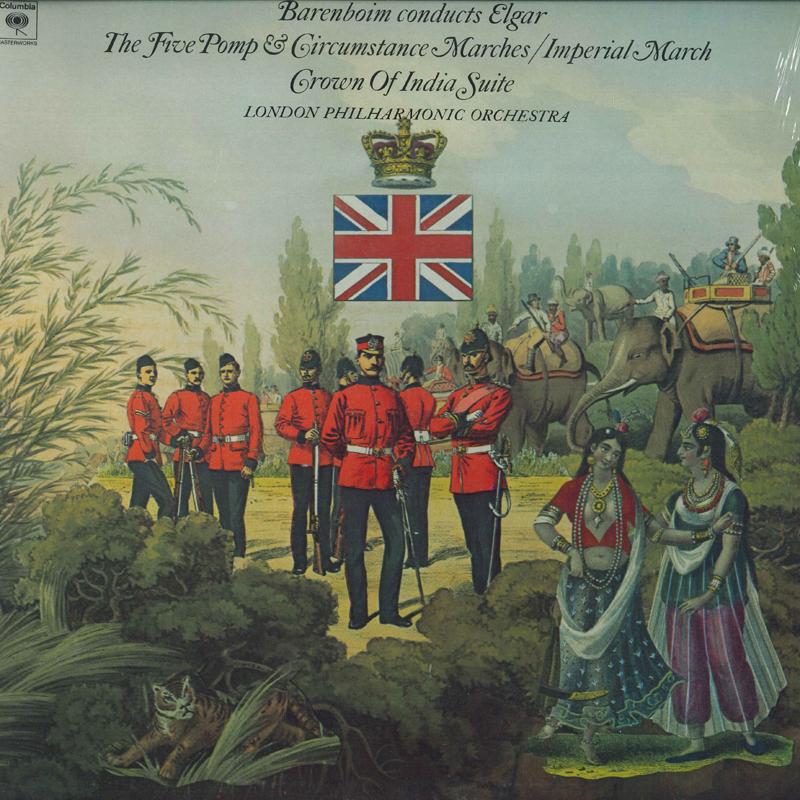 

LP Record DANIEL BARENBOIM ELGAR LONDON PHI Five Pomp Circumstance Marches M32936 COLUMBIA MASTE 1974 US Classical Used