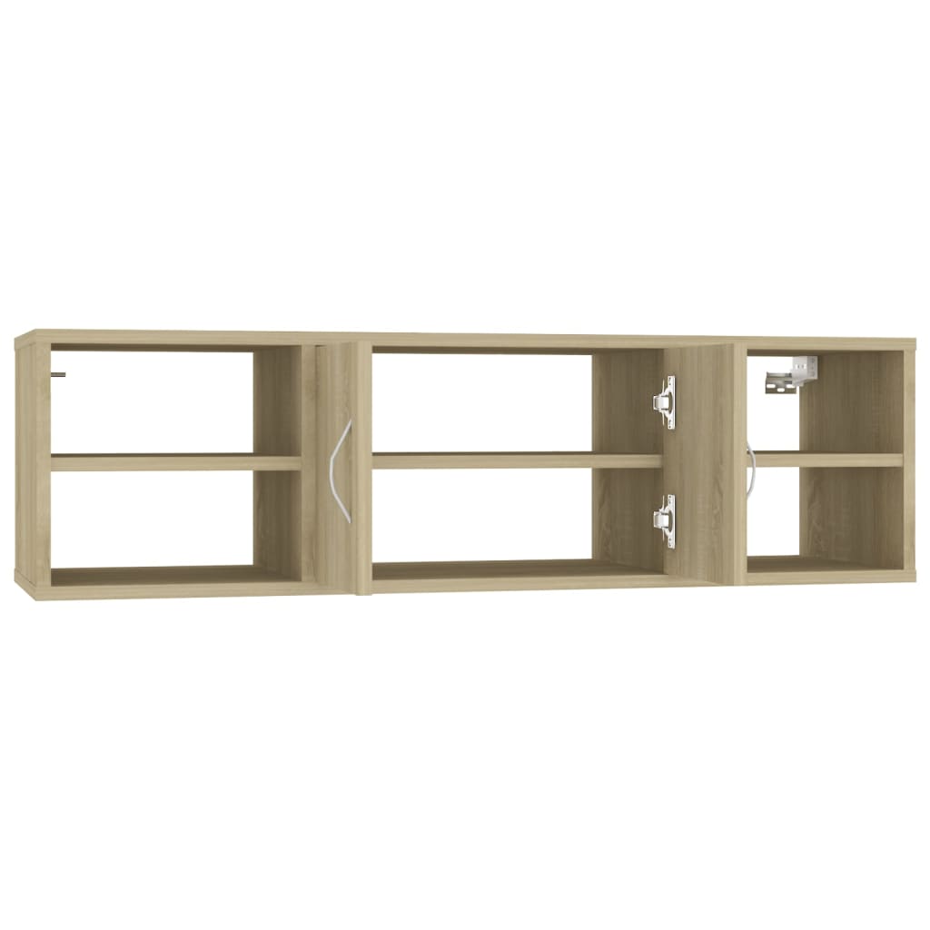 vidaXL Wandregal Sonoma-Eiche 102x30x29 Cm Holzwerkstoff