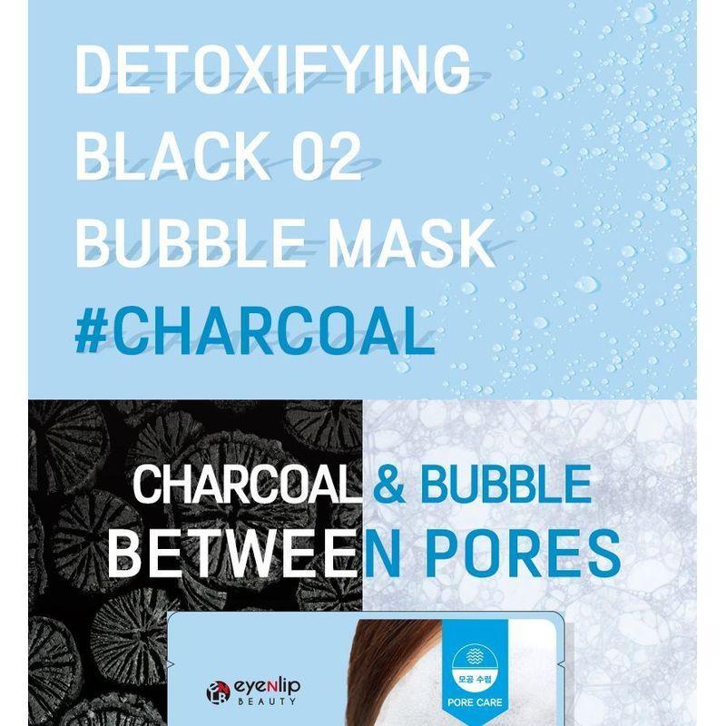EyeNlip - Entgiftende Schwarze O2 Blasenmaske - 2 Arten