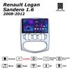 Android Car-Play Car Radio For Renault Logan Sandero 1.6 2008 -2012 Multimedia Player Head Unit Stereo GPS Navigation BT WIFI,2+64GB