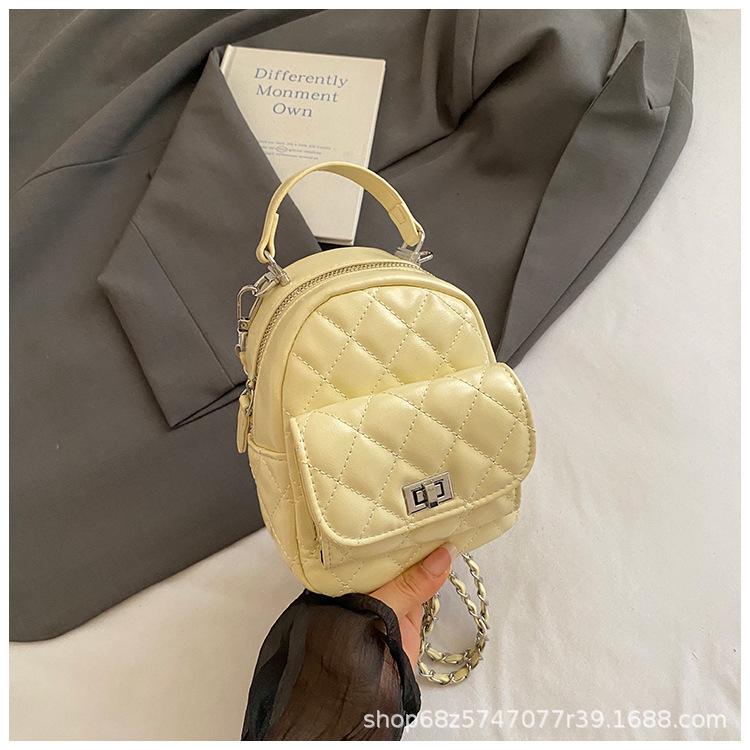 Xiaoxiangfeng backpack women's 2025 new trendy fashion backpack high value chain bucket bag travel bag