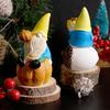 Flexible Resin Mold Dwarf Shape Ornament Molds Easy Releasing Silicone Texture for Epoxy Crafts Creative Wall Decoration