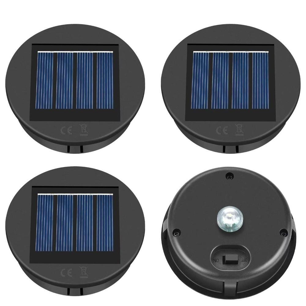 Couvercle de Lampe Solaire Étanche Motif Creux Abat-jour Solaire Pour Lampes Suspendues d'Extérieur