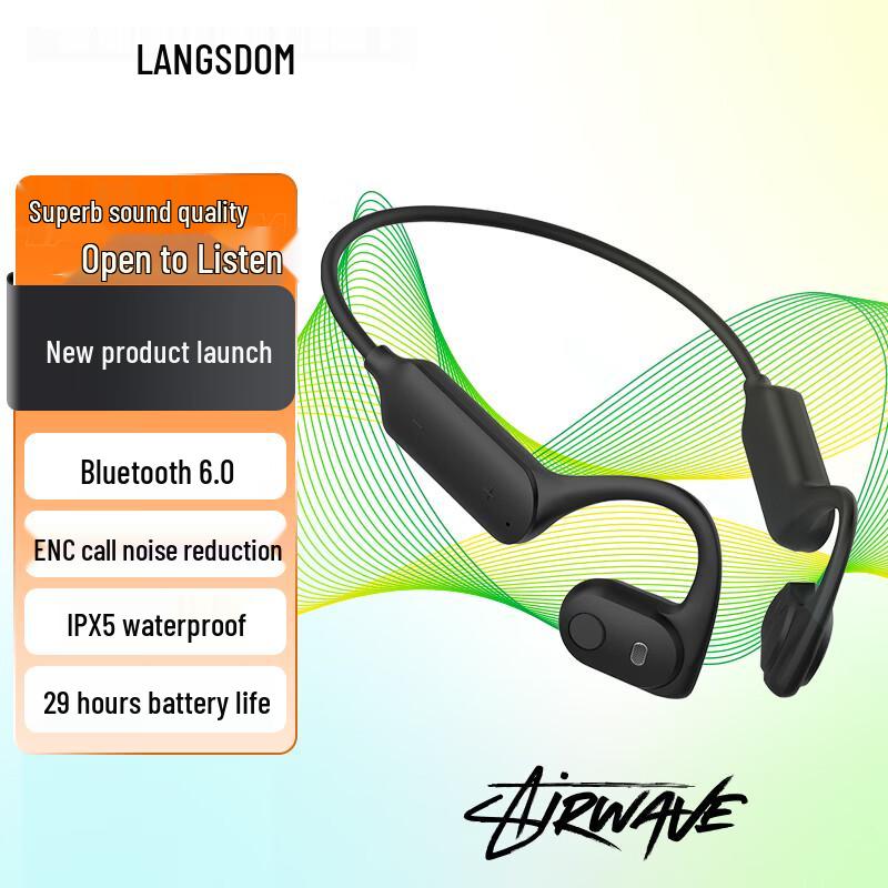 Langsheng AirWave Open-Ear Sport Neckband Earphones