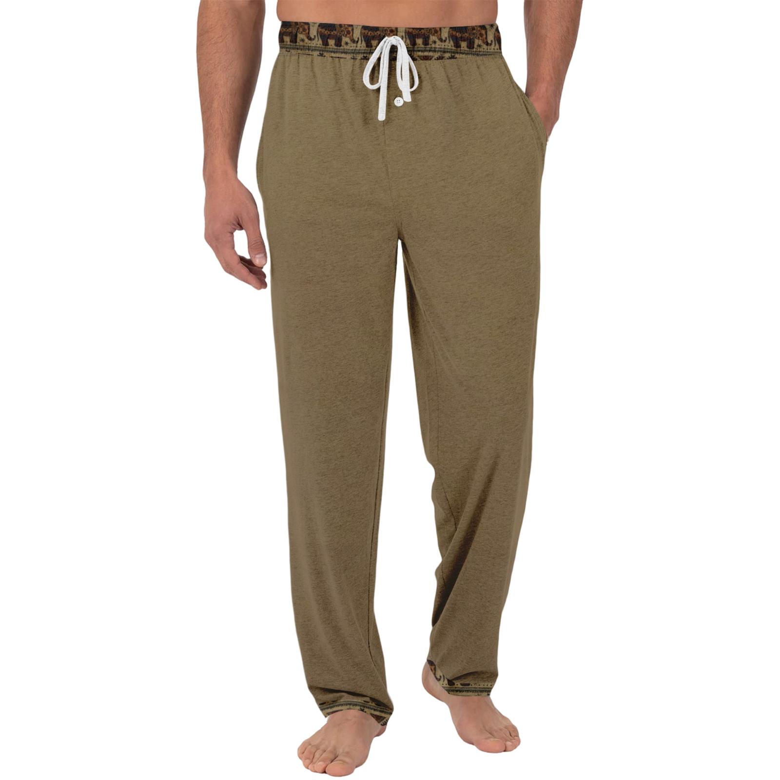 

Men s casual stylish retro texture printed pants - Men s drawstring waist slim and lightweight sports pants XXXL