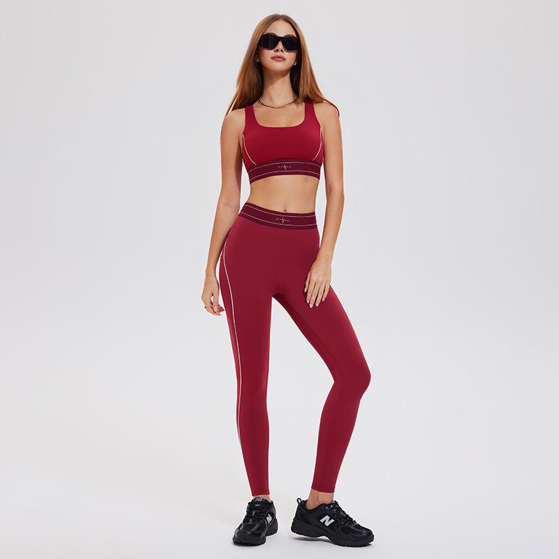 Women's High-Waisted Butt-Lifting Yoga Pants & Shockproof Sports Bra Set