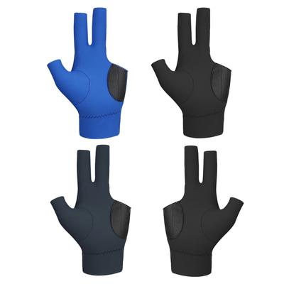 3 Finger Billiard Glove Quickly Dry Billiard Pool Glove Snooker Cue Sport Glove for Left / Right Hands Billiard Accessorys