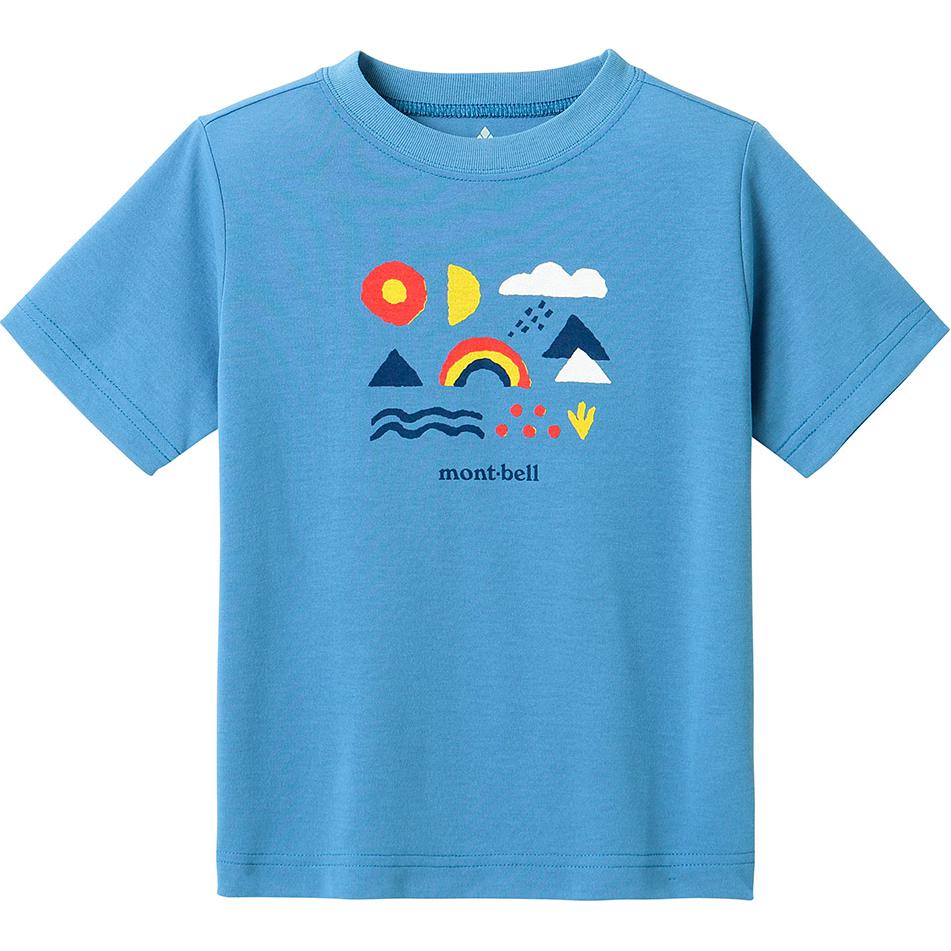 MONTBELL T-shirt Kids Clothing Patterned Crew Neck Short Sleeve Kids
