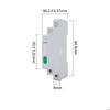 1Pcs 24V 220V Ac/Dc Track Type Signal Lamp Jd9 Din Rail Indicator Light Tri-Color Dual Color Light Red Green Yellow