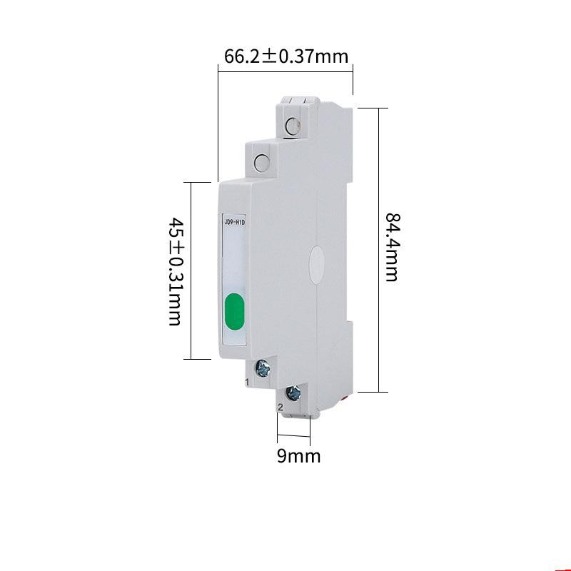 1Pcs 24V 220V Ac/Dc Track Type Signal Lamp Jd9 Din Rail Indicator Light Tri-Color Dual Color Light Red Green Yellow