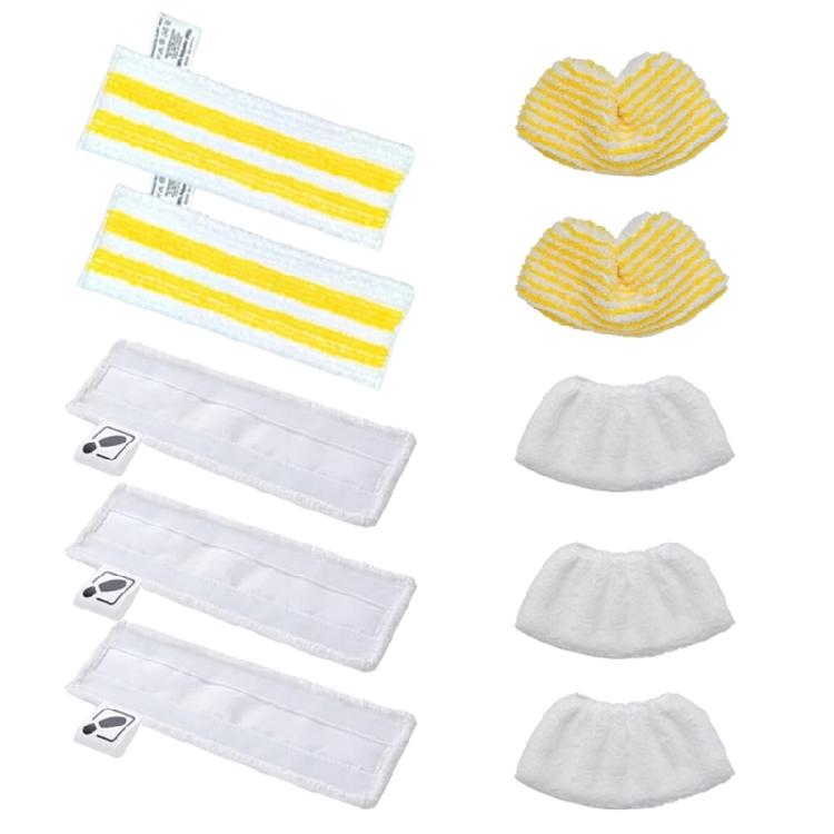 

10Pcs Washable Steam Mop Pad Replacement for SC1 SC2 SC4 SC5 Handheld Steam Cleaner Microfiber Cloth Cover Accessories 1