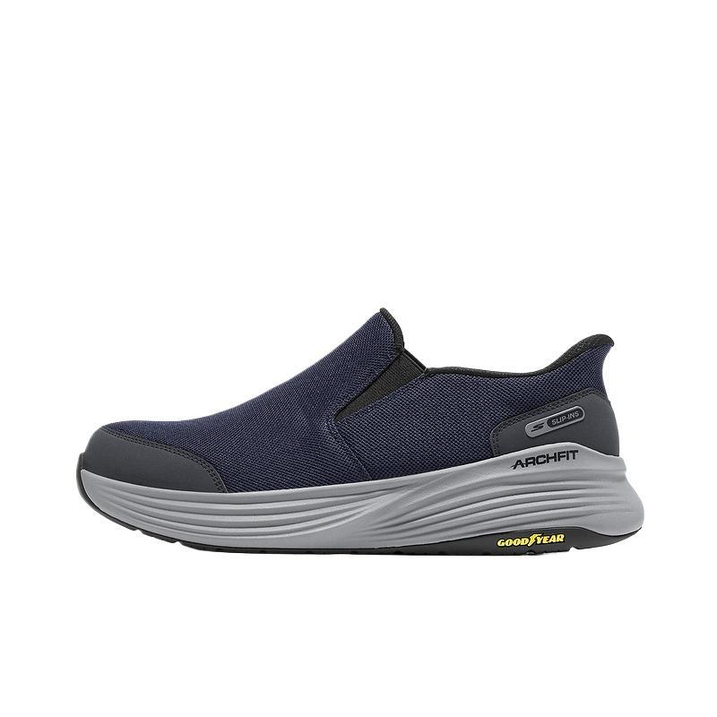 Skechers GO WALK STABILITY 2.0 Slip-ins Men Low Top Comfort Walking Shoes Navy Blue 217000-NVY 39.5