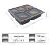 ZLIII 5-Compartment Disposable Meal Prep Containers
