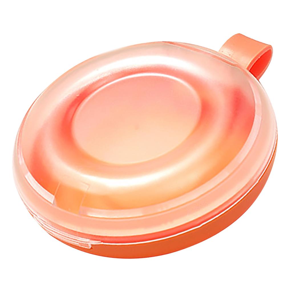 Dentures Braces Storage Box ABS Dust Prevention Orthodontic Retainer Storage Container Case Orange