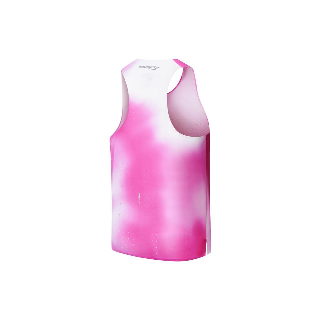 SAUCONY Logo Letter Print Racing Running Lightweight Moisture-Wicking Comfortable Breathable Crew Neck Sleeveless Tank Men Tops SC2230110A-PR13