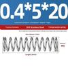 Spring Steel Pressure Return Spring Assortment 0.3/0.4mm Wire Dia 5-20mm Length for Hobbyist Craft Making Projects