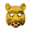Golden Full Face Mask Plastic Animal Mask Creative Halloween Masks  Festival