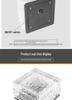 Solar 4-LED Ice Brick Paving Light for Outdoor Courtyard Décor