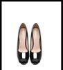 Women's High Heel Stiletto Peep Toe Platform Patent Leather Nightclub Shoes