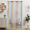Door String Curtain Doorway Beads Curtains,Hanging Room Divider Beaded Decor Glitter Fringe Panel Closet Window Sequin Sheer Boho Doors Tassel