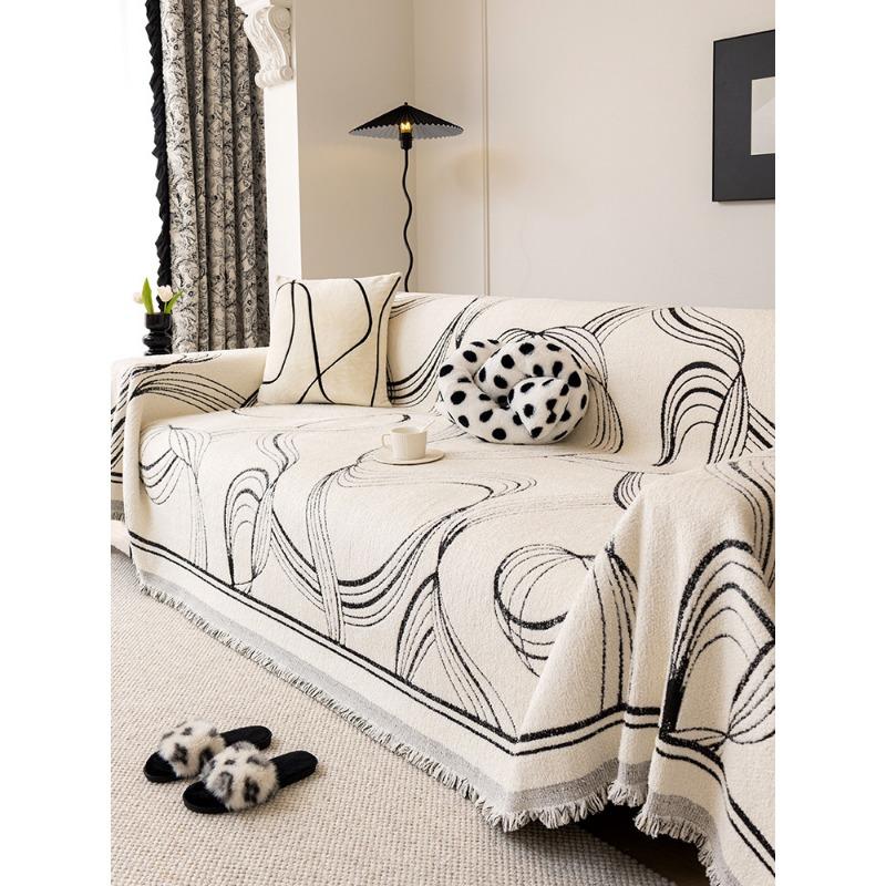 

Осенне-зимнее плюшевое полотенце для дивана, высококачественный нескользящий чехол, полностью обернутый, кожаная подушка, цельный чехол, ткань 180*130cm