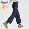 Women's High-Waisted Cropped Wide-Leg Jeans