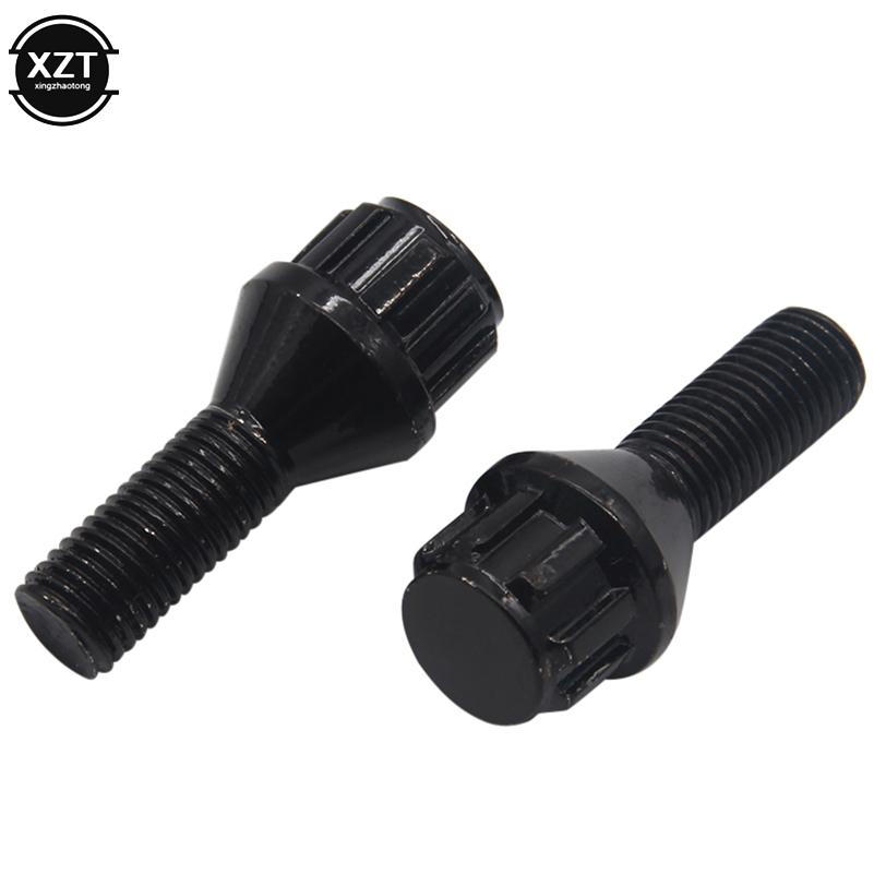 1Set For BMW E30 E36 E46 E81 E90 2003 2004 2005 2006-2013 M12 X 1.5 4+1 Aluminum Alloy Wheel Lock Bolt Tire Anti-theft Screws Nu