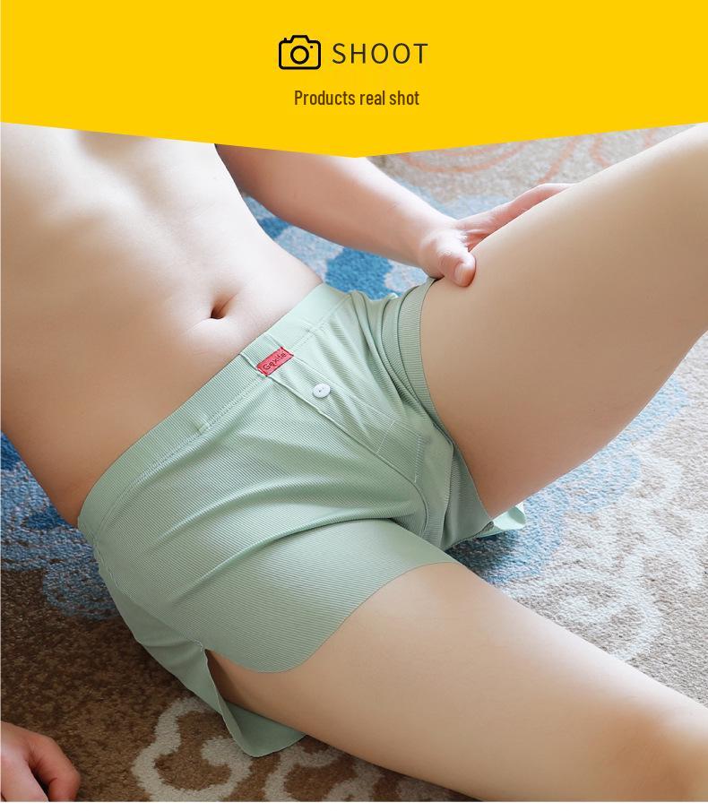 Men's Arrow Summer Pants - Cool, Breathable Solid Color Underwear for Young Men