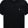 Жіноча футболка Polo Ralph Lauren Ss23 з короткими рукавами та вишивкою, чорного кольору, WMPOSWENC020608-001