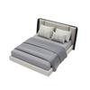 Bedroom Miniature Double Bed And Beddings New Cream Style Miniature Furniture Decoration