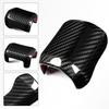 Jogon Genuine Carbon Fiber Gear Shift Knob Trim for Ford F150 Raptor Tremor Limited Platinum Lariat King Ranch 2021 2022 2023 2024 2025, Gear Shift