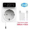 Tuya Wifi Digital Thermostat Socket 16A Precision Plug Remote Temperature Controller Timer Switch Cooling Heating 3M NTC Sensor