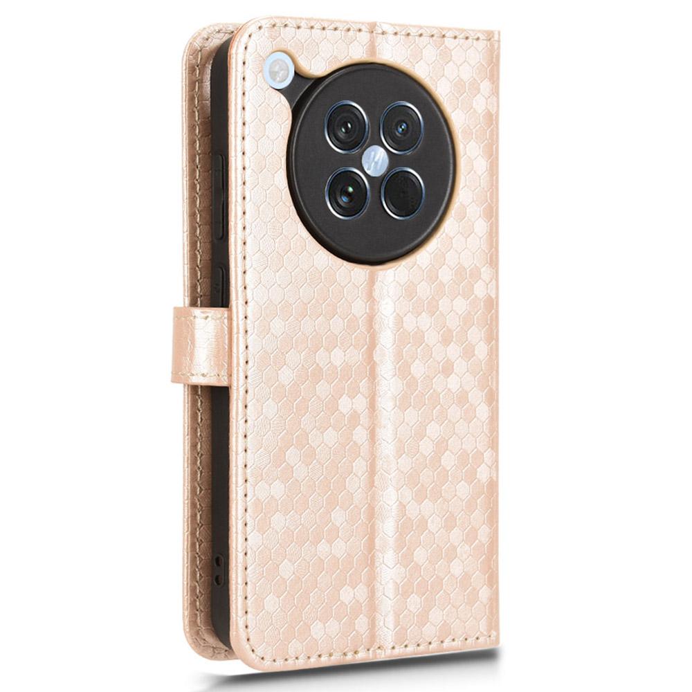 For Oppo Find X8s 5G Wallet Case Dot Pattern Imprint PU Leather Phone Cover