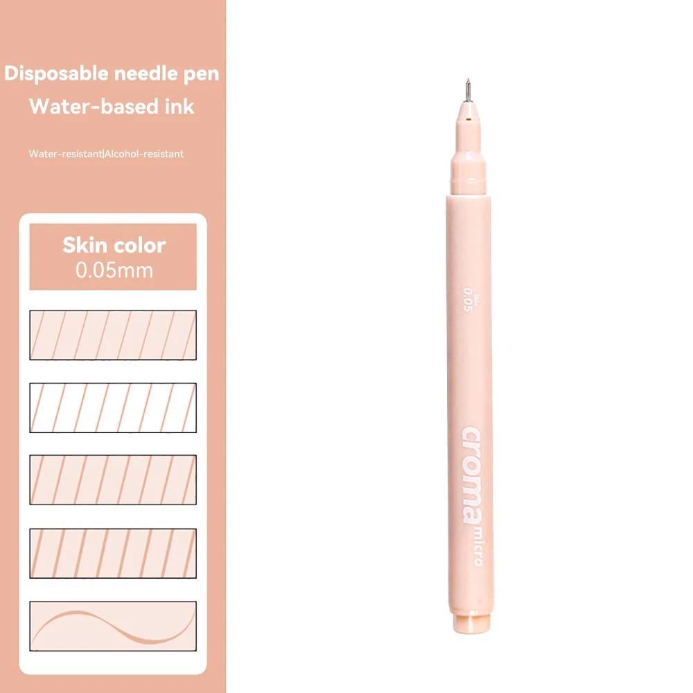 Micron Liner Fineliner Pen 0.05 0.03 0.1 0.5 Brush Tip Black Brown Fineliner Sketching Manga Drawing Pen Color Sketch Stationery