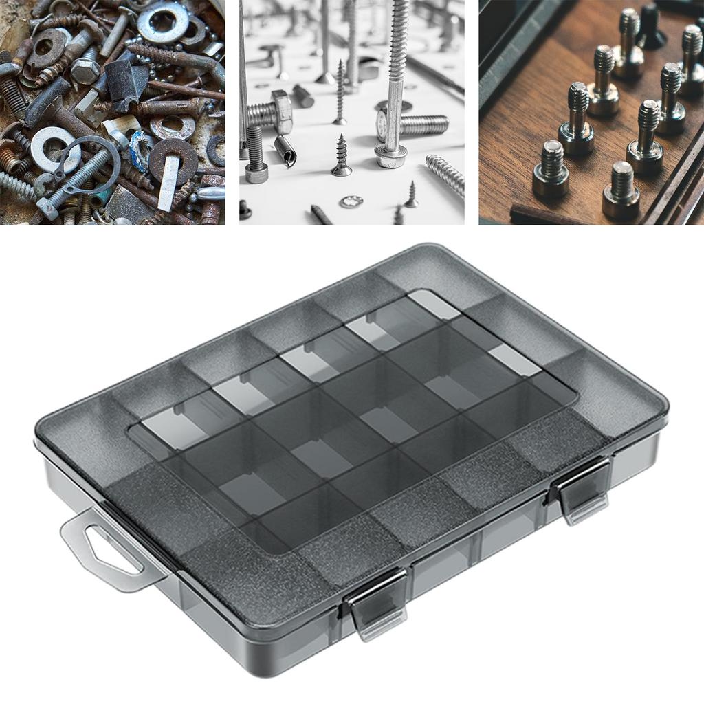 Organizer Container Storage Box Adjustable Divider Removable Grid Compartment for Jewelry Beads