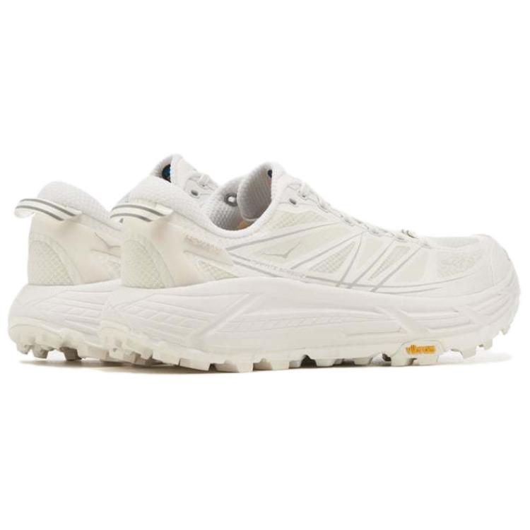 HOKA One One Mafate Speed 2 Comfortable Versatile Shock Absorbing Durable Low Top Casual Shoes Men Sneaker White 1126851-WLR