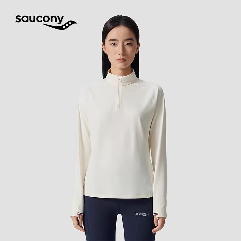 SAUCONY Women s Slim-Fit Half-Zip Long-Sleeve Top S 12400₽