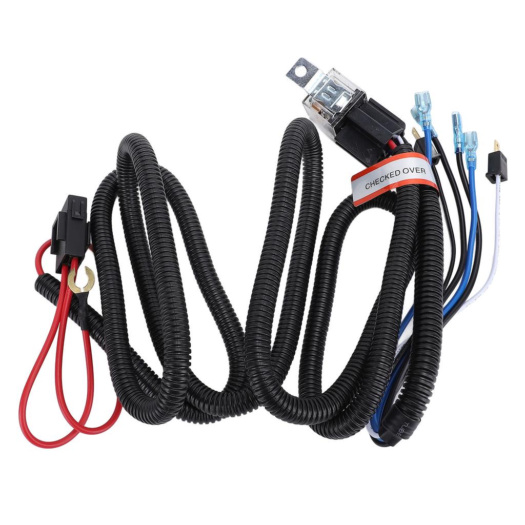 Horn Wiring Harness Relay Kit 80A 4 Pin Spst Normally Open Speaker Wiring Harness Relay Kit for Car Truck SUV RV ATV
