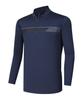 EZBUY Men'S Mark Pro Functional Long Sleeve Zip-Up T-Shirt 5 Colors (Type B)