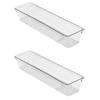 Desk Storage Tray Plastic Organizer Tray Drawer Organizer System
