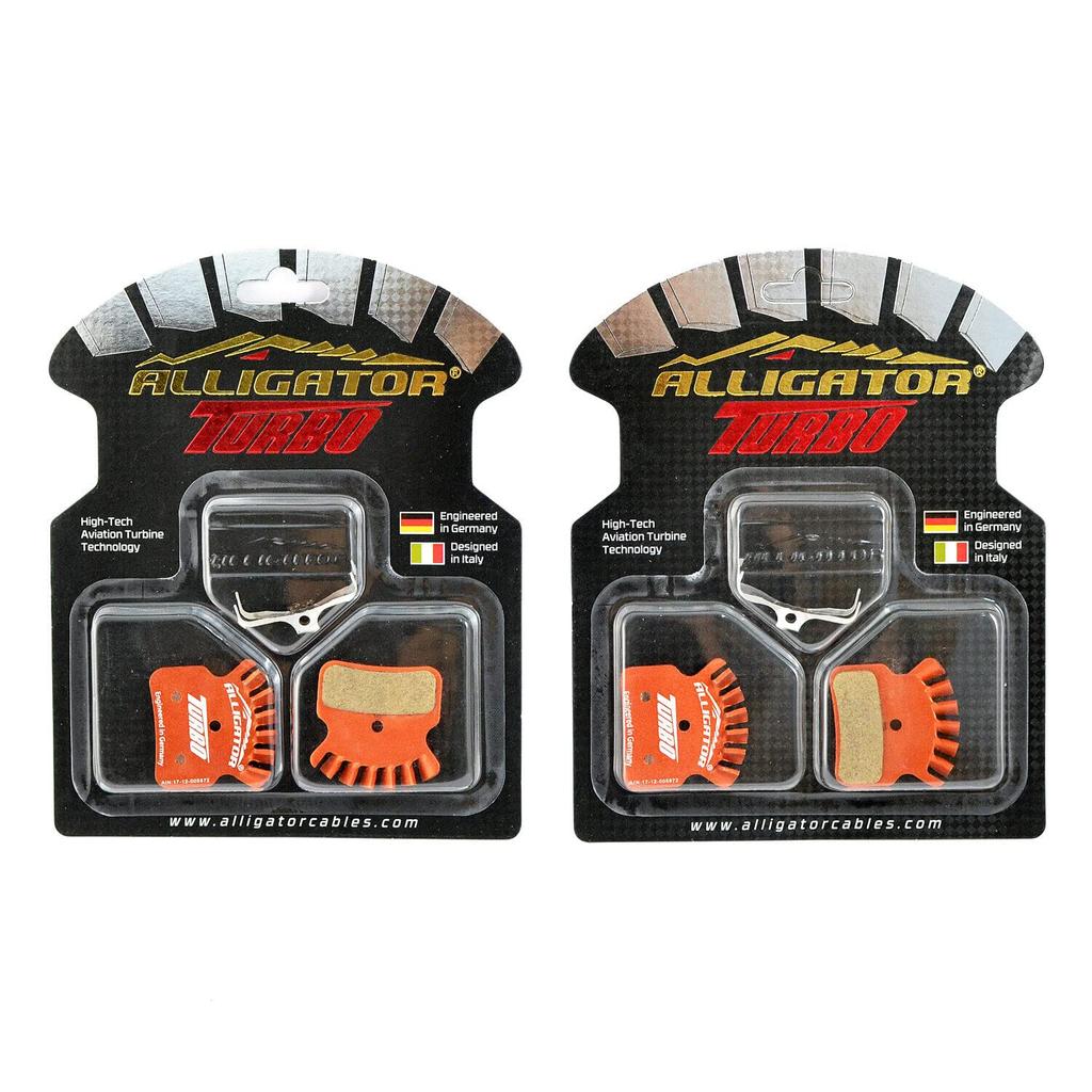 Alligator Turbo Disc Brake Pads For TRP Slare 2 AR2439 HD-M745/M735, HD-E725, T4/ G-Spec, Packs,