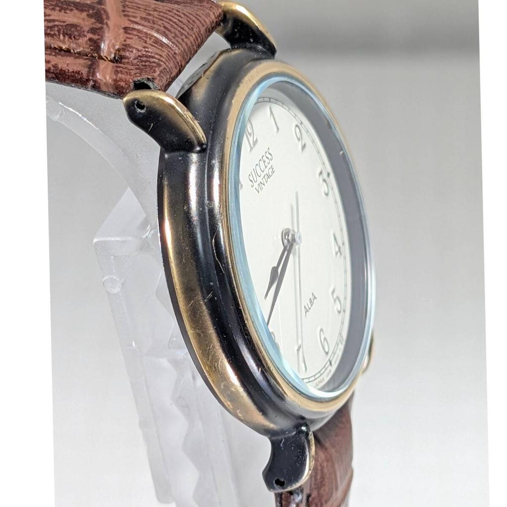 SEIKO ALBA SUCCESS Vintage Battery and Strap Working Men's Watch, Replaced, Condition, O-07