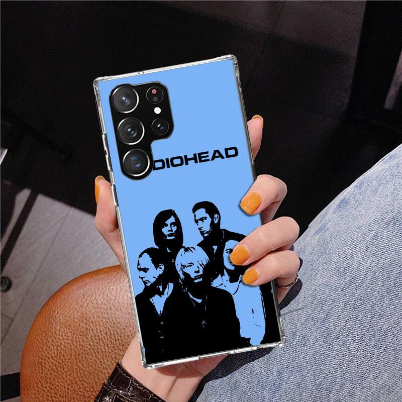 Bnad R-Radiohead Phone Case For Samsung Galaxy S24 S25 Edge S26 Ultra S23 S22 S21 Plus S20 FE + Personalized Print Cover Galaxy