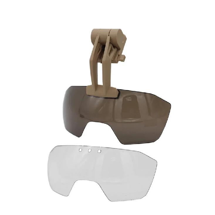 Tactical FAST Helmet Half Mask Flip Goggle Hunting Airsoft Paintball Protective Masks Helmet Gear Accessories