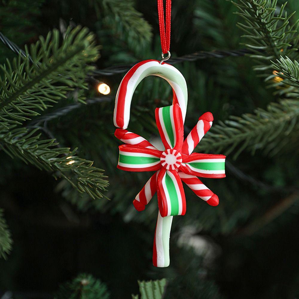 Cartoon Christmas Candy Cane Ornaments Festival Candy Cane Hanging Decorations  Holiday Decor