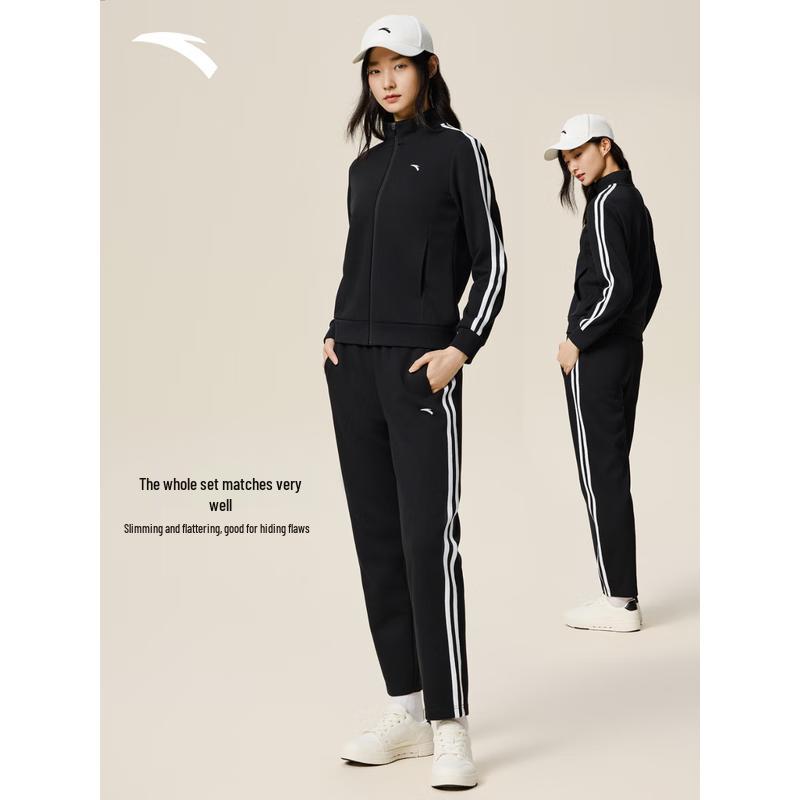 ANTA Women s Princess Line Stand Collar Knit Two-Piece Set 175/XL